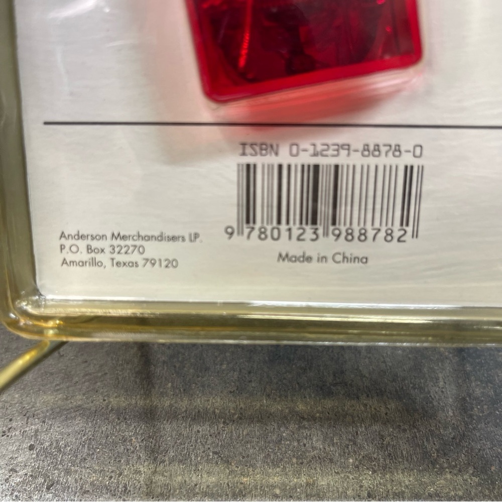 Vintage BookBright Clip On Book Light Red NOS Sealed Rare - Picture 6 of 6